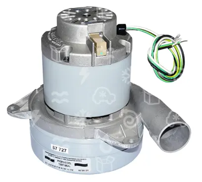 motor vysavače 1650 W/230 V, AMETEK LAMB 119599-12, (D=183 mm, H=219 mm)